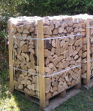 Palivové dřevo rovnané, dub, délka 40 cm, 1,3 prmr
