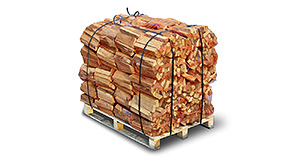Suché palivové dřevo, akát, délka do 28 cm, 400 kg