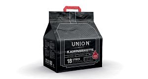 Uhelné brikety Union 7", balení 10 kg, papírová taška, 10 kg
