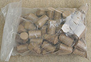 Dřevěné brikety válcové, dubové, balené, big bag, 1000 kg - foto 3