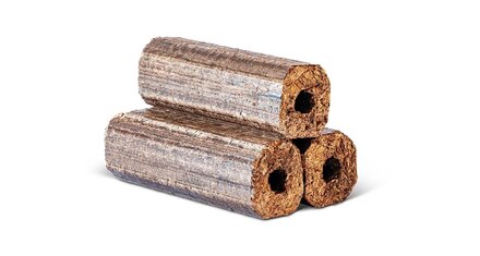 Dřevěné brikety PINI KAY EXCLUSIVE, délka 22 cm, 990 kg - foto 1