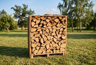 Vzduchosuché palivové dřevo, akát, délka 33 cm, 1 prmr