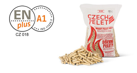 Dřevěné pelety CZECHPELET ENplus A1, smrk, 825 kg - foto 1