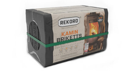 Uhelné brikety Rekord 7" fólie, 250 kg - foto 1