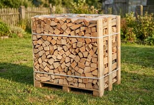 Palivové dřevo rovnané, buk, délka 40 cm, 1 prmr