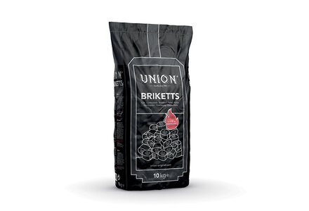 Uhelné brikety Union 3", balení 10 kg, pytel, 100 kg - foto 1