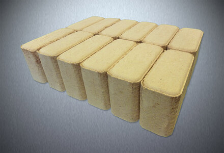 Dřevěné brikety RUF HARD OPTIMAL, bukové, 960 kg - foto 1