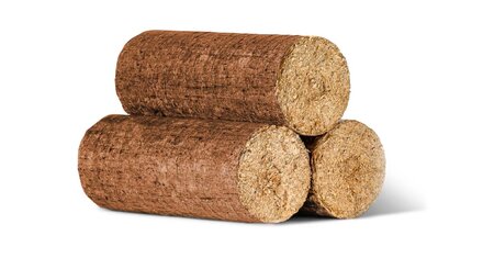 Dřevěné válcové brikety MIX PREMIUM, 830 kg - foto 1