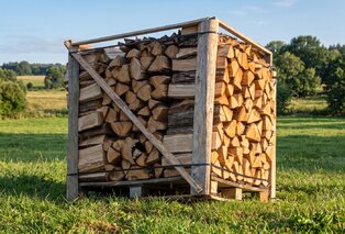 Extra suché palivové dřevo, buk, délka 25-30 cm, 1 prmr