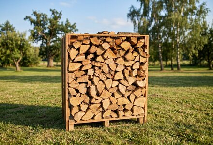 Vzduchosuché palivové dřevo, akát, délka 33 cm, 1 prmr - foto 1