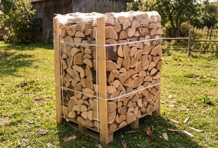 Palivové dřevo rovnané, dub, délka 33 cm, 1,3 prmr - foto 1