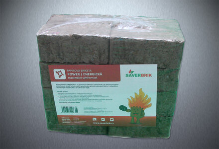 Papírové brikety POWER / ENERGICKÉ, 720 kg - foto 1