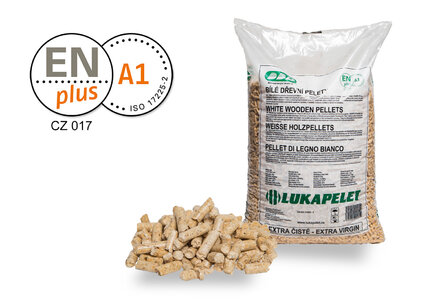 Dřevěné pelety EXCELLENT ENplus A1, smrk, 15 kg - foto 1