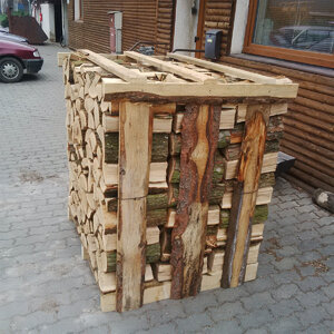 Palivové dřevo rovnané, dub, délka 33 cm, 1,5 prmr - foto 1