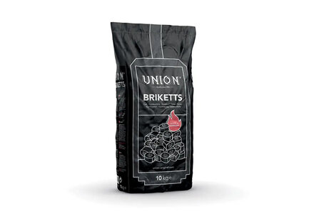 Uhelné brikety Union 3", balení 10 kg, pytel, 960 kg - foto 1