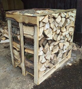 Suché palivové dřevo, MIX, délka 33 cm, 1 prmr - foto 1