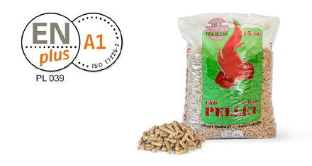 Dřevěné pelety EKO PELLET ENplus A1, borovice, 825 kg - foto 1