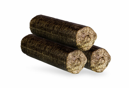 Dřevěné válcové brikety HARD PREMIUM, 840 kg - foto 1