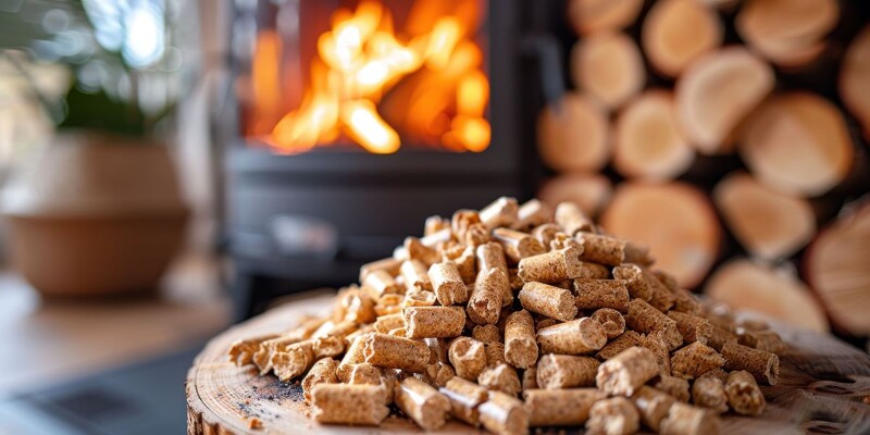 Titulní obrázek článku: Vytápění dřevěnými peletami